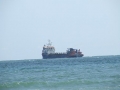 Imagini din Statiunea 2 Mai | Vapor pe Marea Neagra